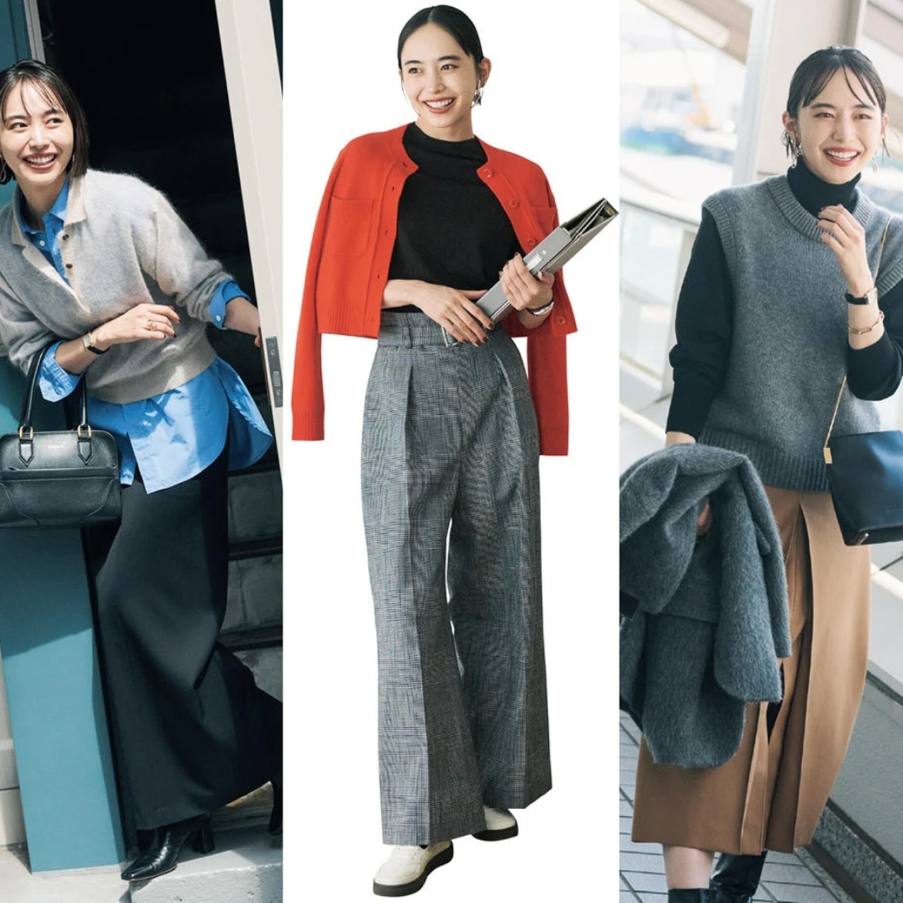 井桁弘恵さん登場！ 冬の温度調整に大活躍の「涼しいニット」5着で着回し15コーデ
