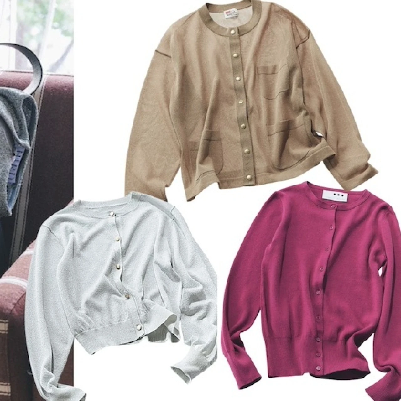 【秋のはじめにカーディガンを一枚】“とりあえず羽織った感”にならない旬顔デザインを厳選！