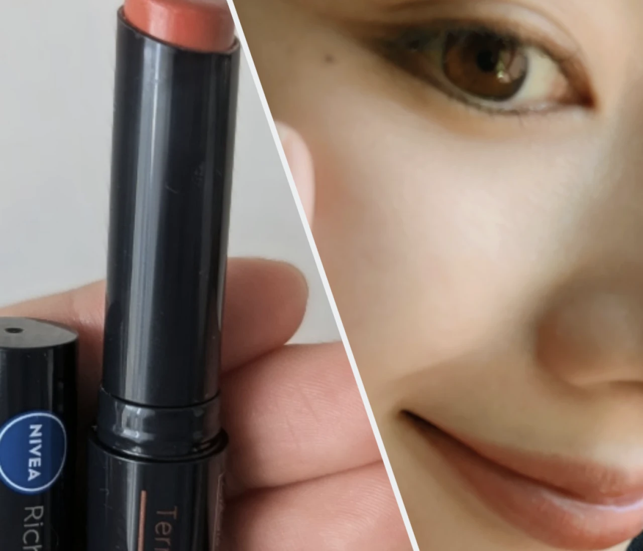 イエベ肌にしっくりなじむ、ニベアの色付きリップを愛用中