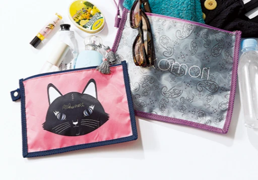 5月号付録速報!【mikomori×BAILAコラボポーチ2個セット】人気スタイリストがプロデュース