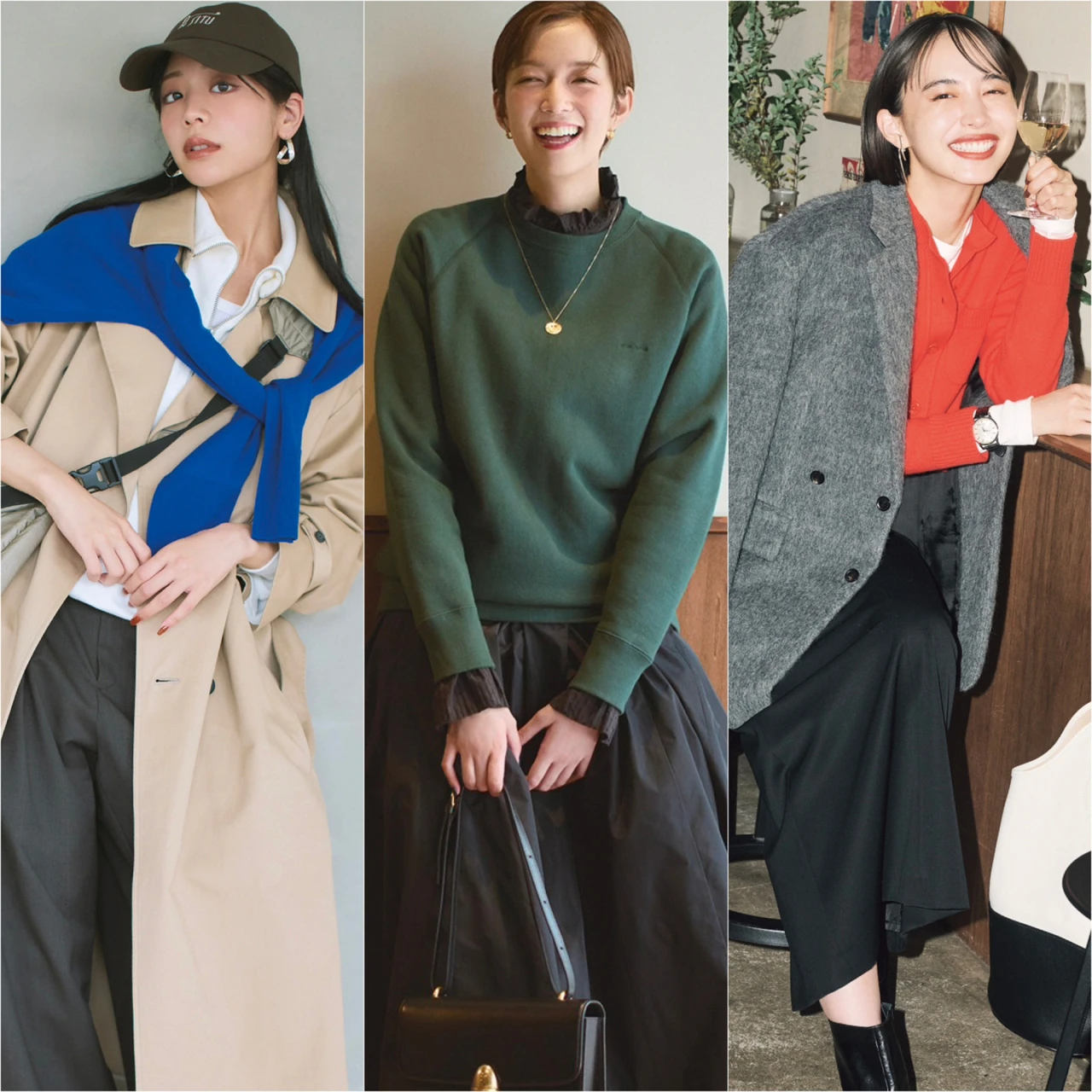 寒い季節も快適＆おしゃれに過ごす着こなし7選【BAILAの1週間コーデまとめ】