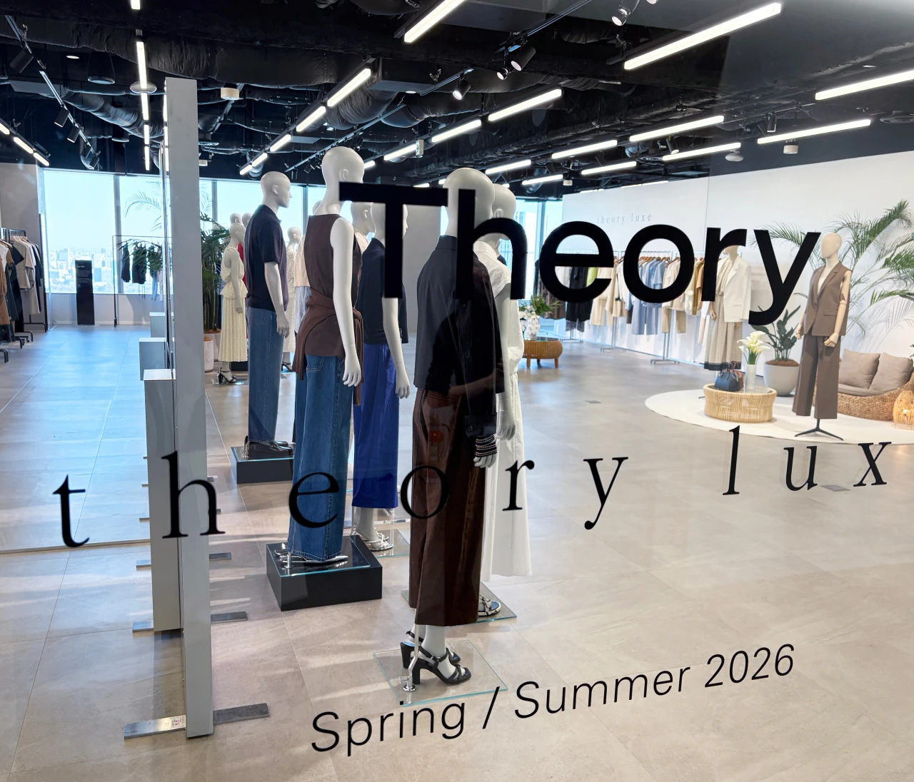 【Theory（セオリー）】2026年春夏展示会レビュー！都会的なデザインの中に使い勝手のよさも加わった、いいとこどりなアイテムが豊作！