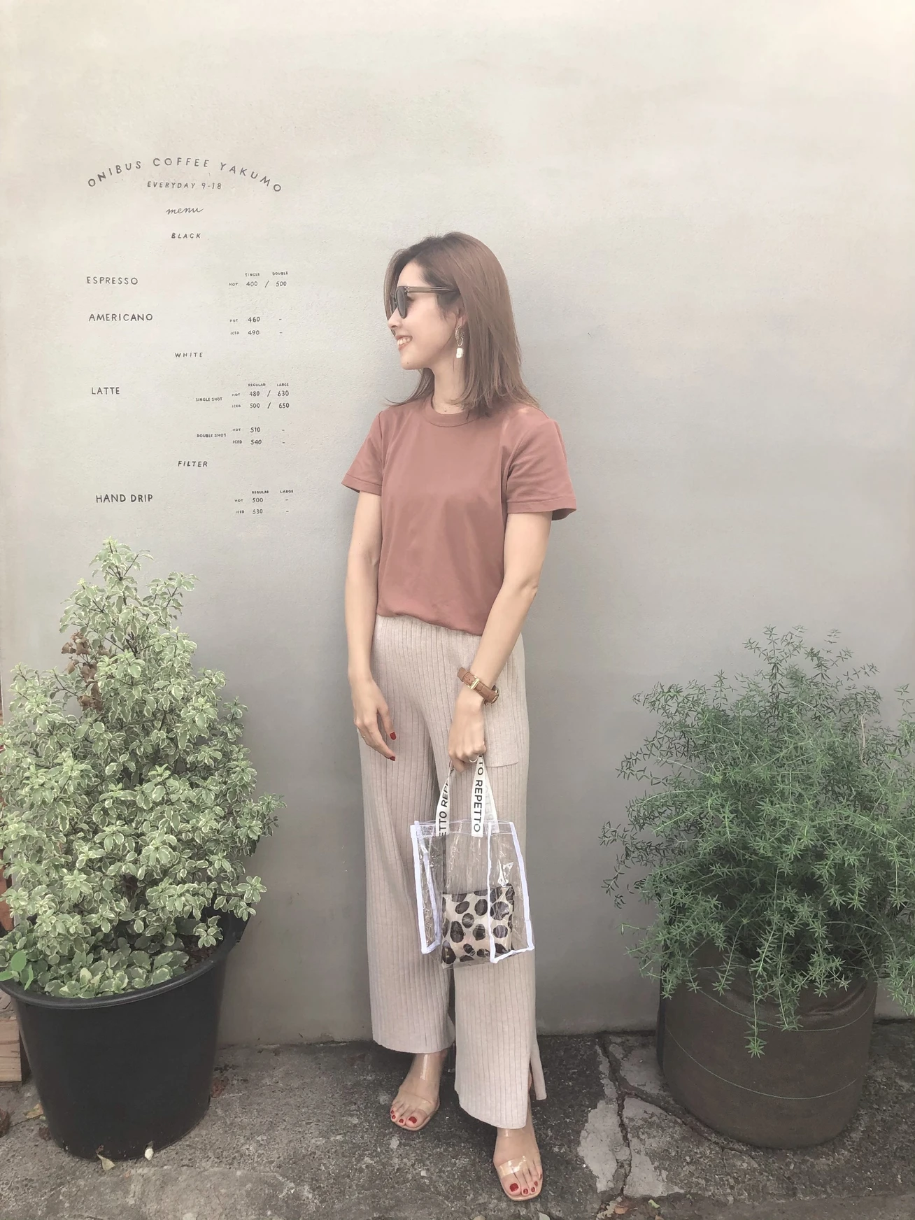 UNIQLOのベイクドカラーTシャツ着回しコーデ❤︎_5
