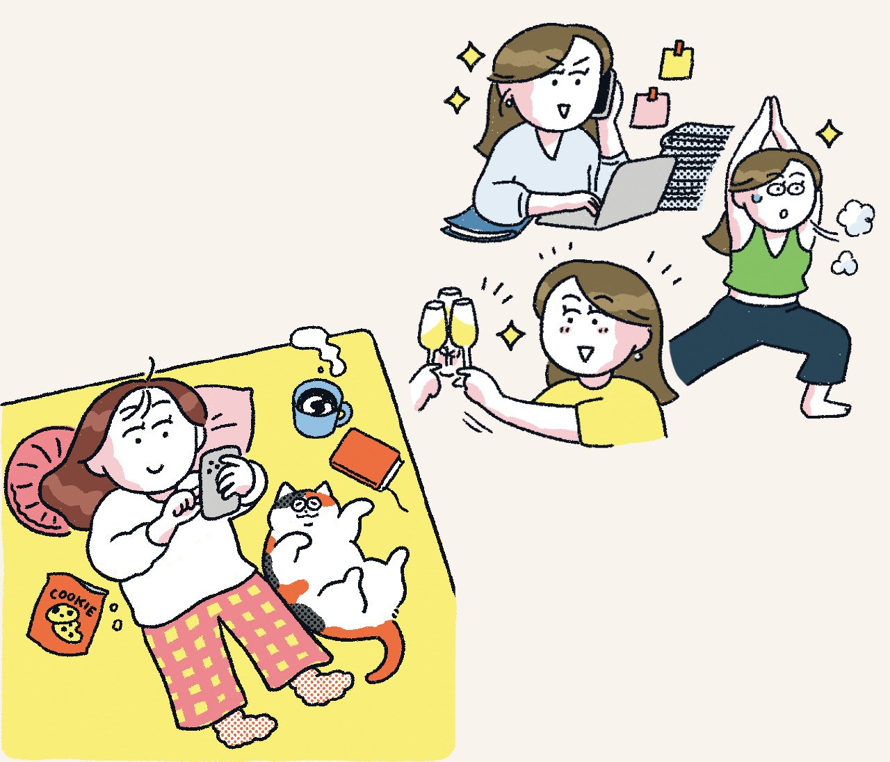 こんな休み方はNG! 休むほうが疲れるor休まないと疲れる…あなたの「休み方の正解」はどっち?