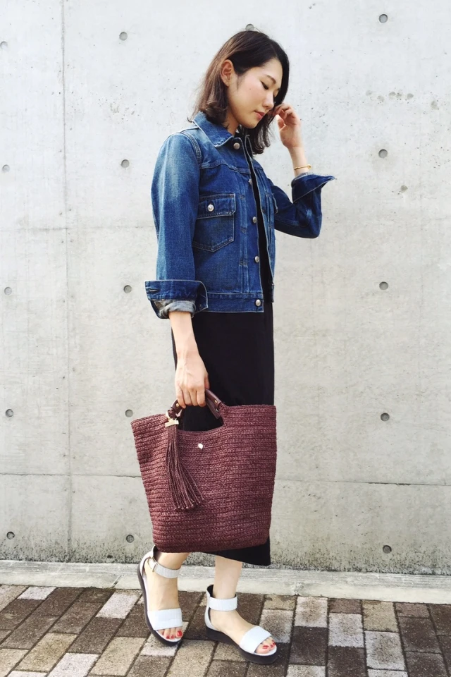 【お仕事服スナップ】きれいめだからオフィスOK! ハイクのデニムジャケット