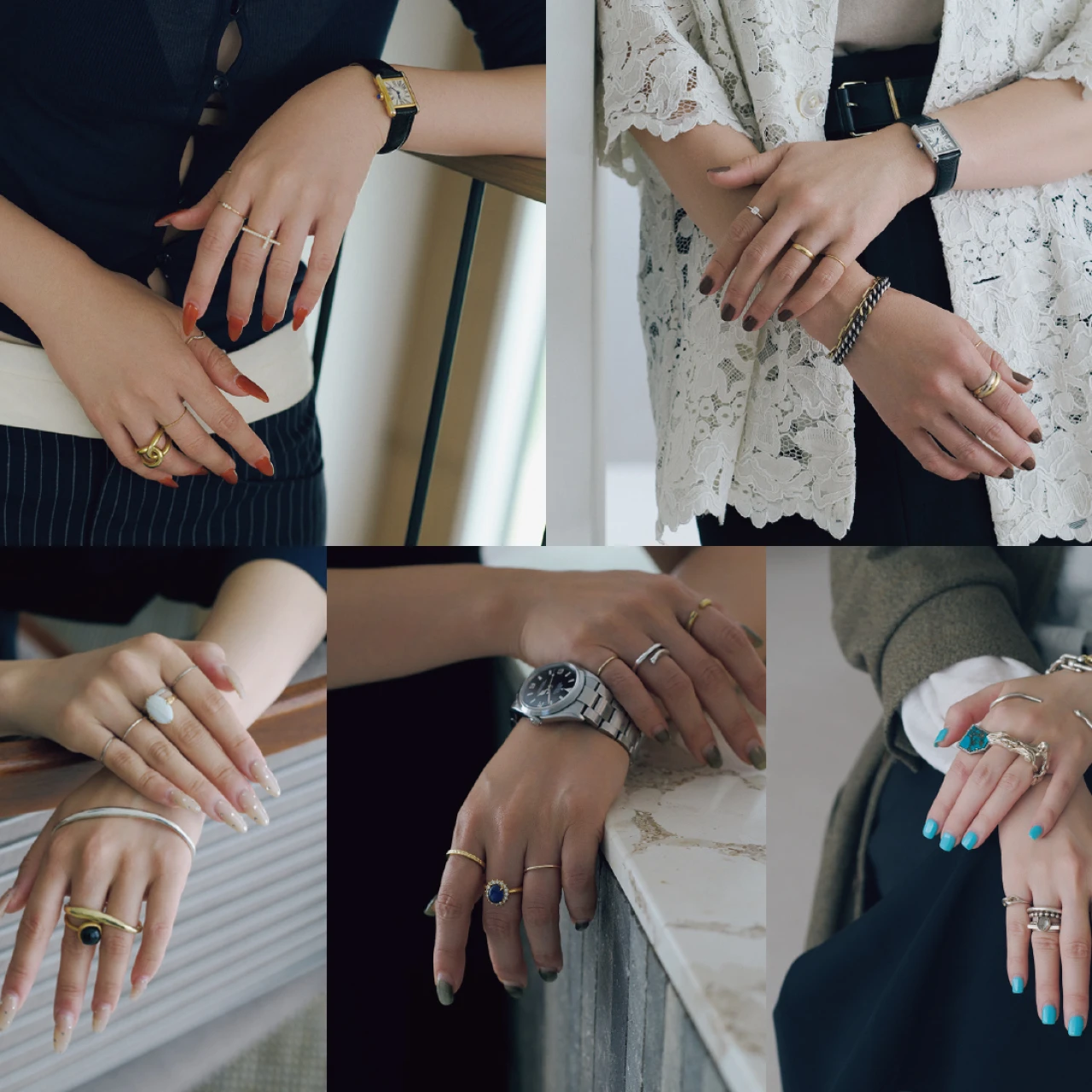 素敵な人はリングの重ねづけを楽しんでいる！おしゃれプロ5人のお気に入りリングコーデ公開