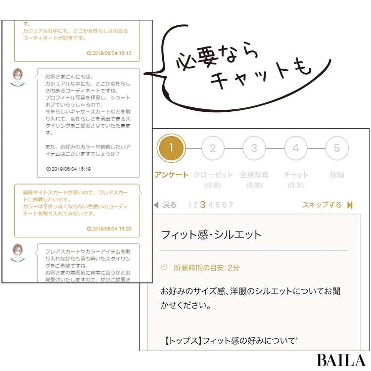 アンケートに答える