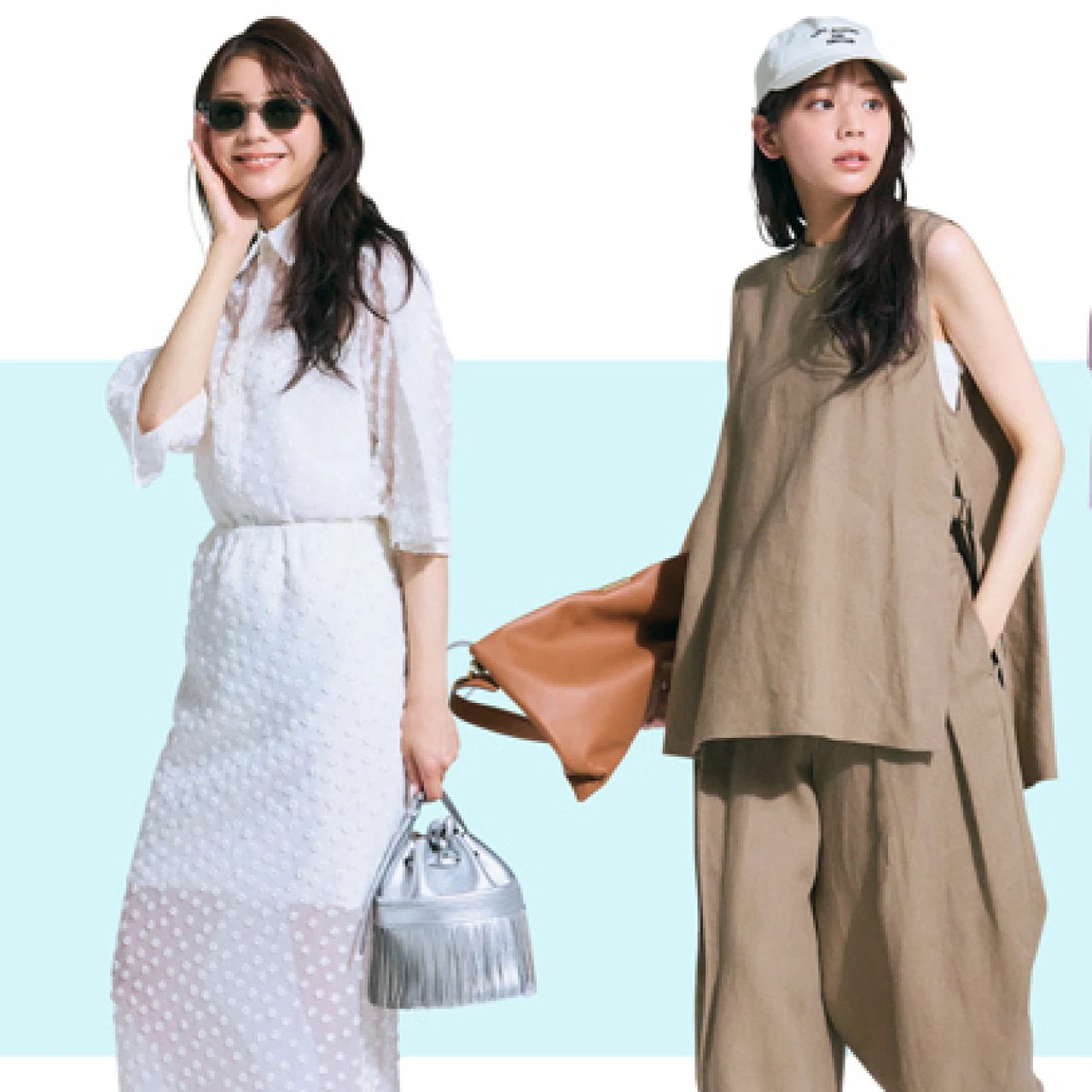 【夏向きセットアップなら秒でサマ見え！】悩まず着映えてワンピより今っぽいセットアップ12選