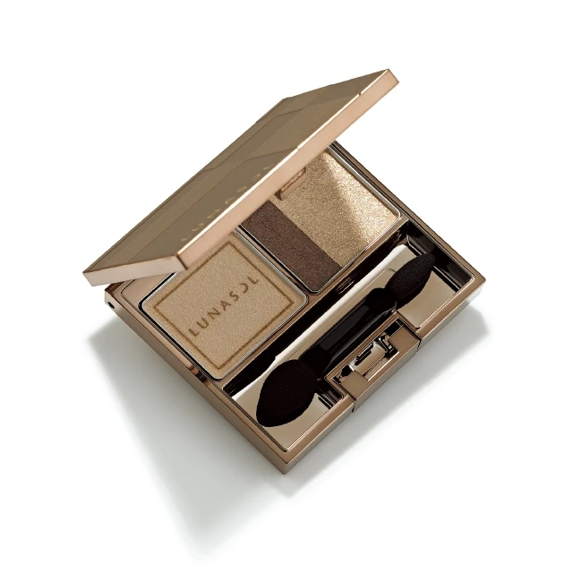 【好評発売中】LUNASOLの「ゴールドニュアンスアイズ EX02」で目元にしゃれ感＆華やかさを！　