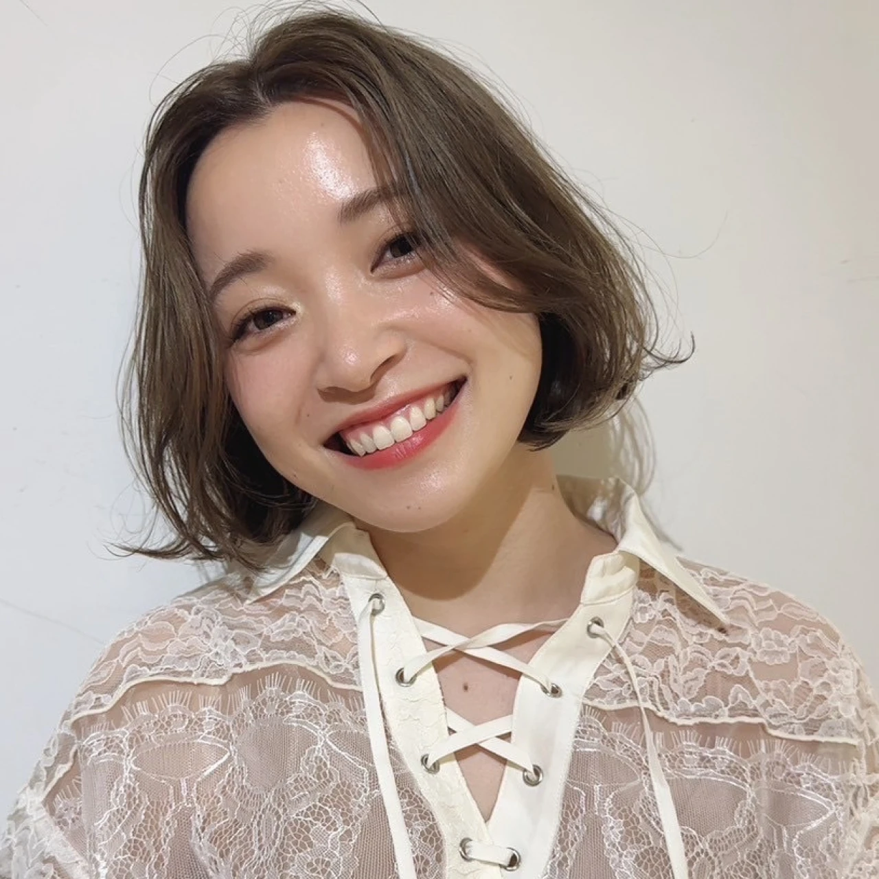 【ボブ・30代~40代大人の髪型】涼しい髪型!軽やか抜け感ボブ