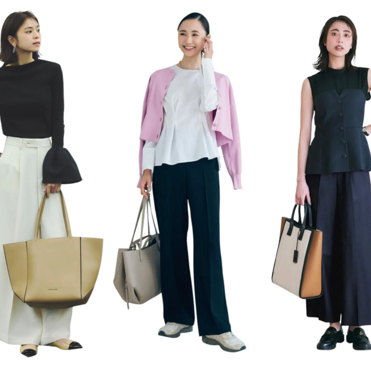 【最新】大人女子トートバッグコーデ19選! 通勤、休日、旅行…機能だけじゃなくおしゃれなトートバックで着こなしを楽しもう