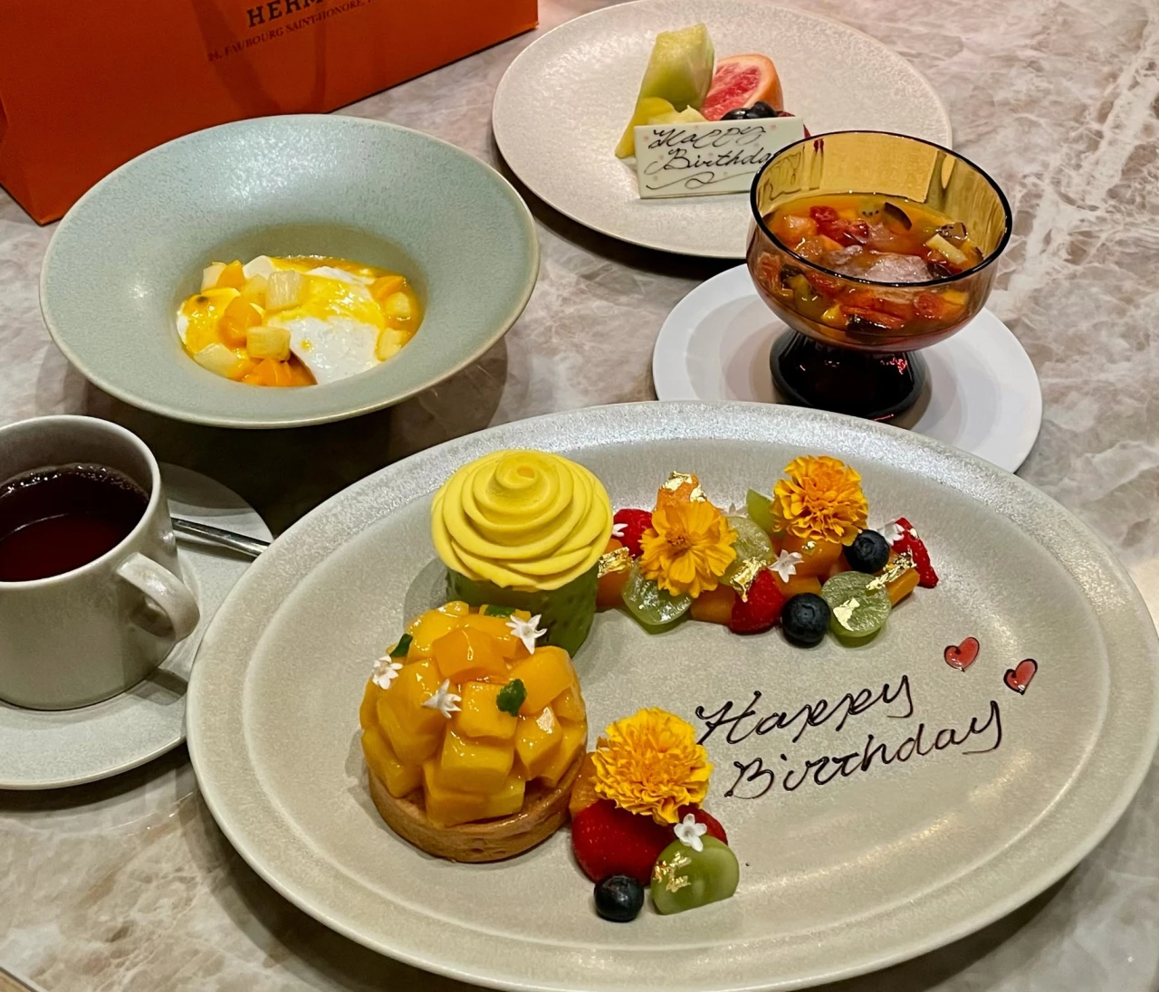 【お祝いにおすすめ】デザートプレートが可愛すぎる【ジャヌ東京】