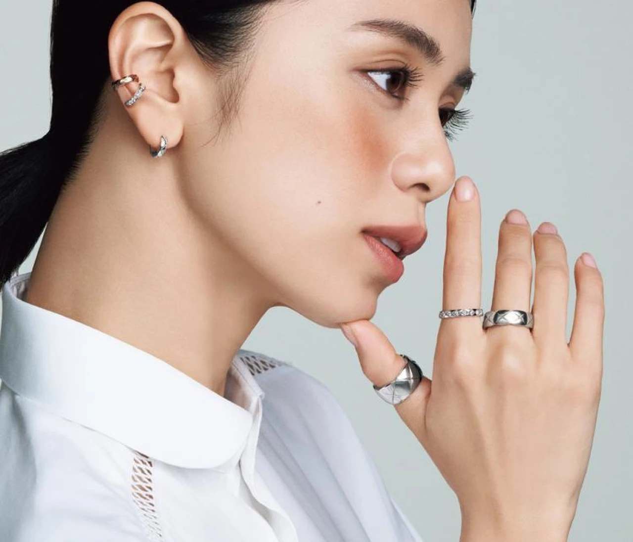 重ねづけリングコーデまとめ（写真）