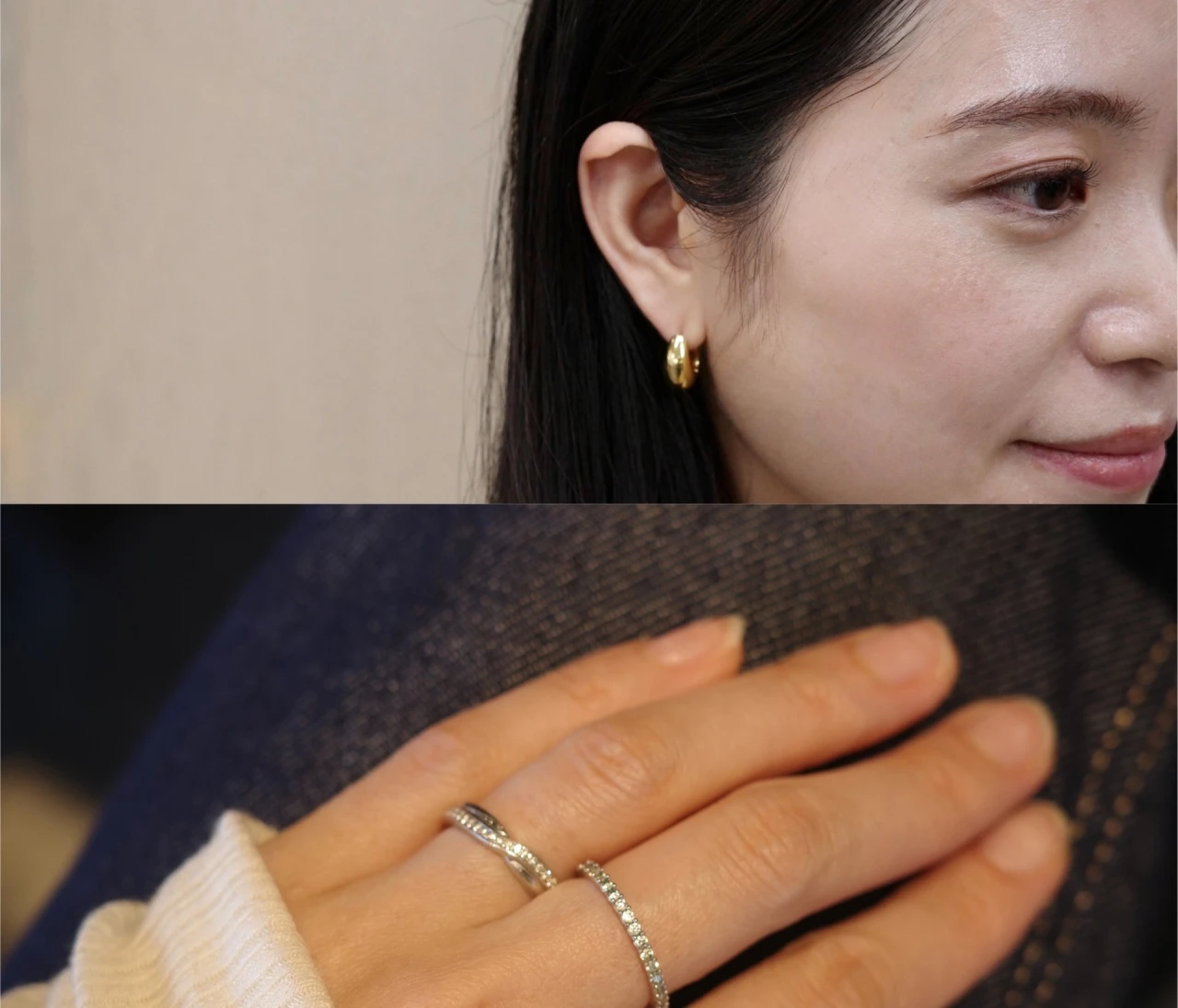 日常ジュエリー【ピアス／エタニティリング】#ファッション部