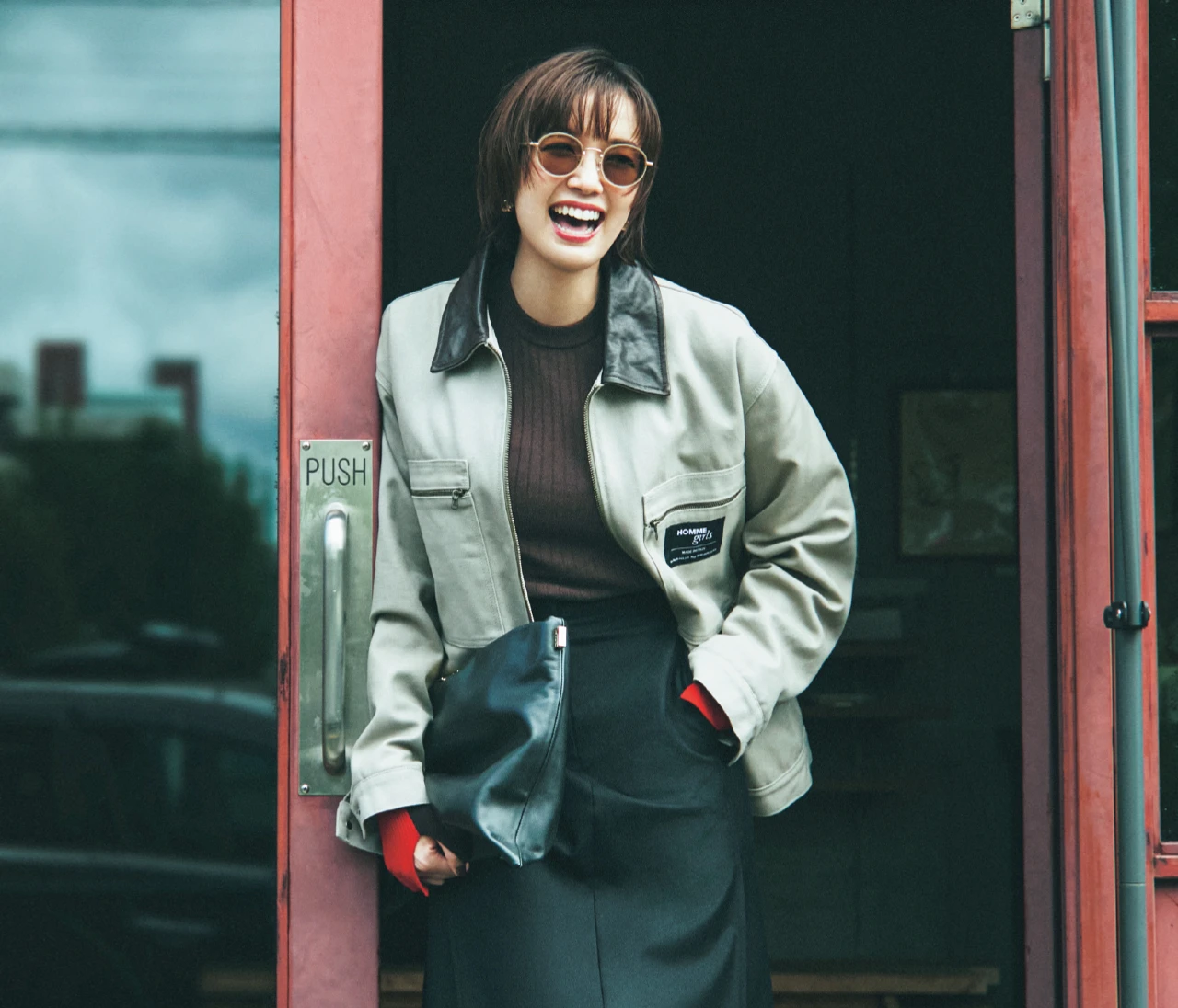 【脱・無難】スカートコーデにも♡メンズライクな「ワークジャケット」で脱・無難なカジュアルMIXが完成！