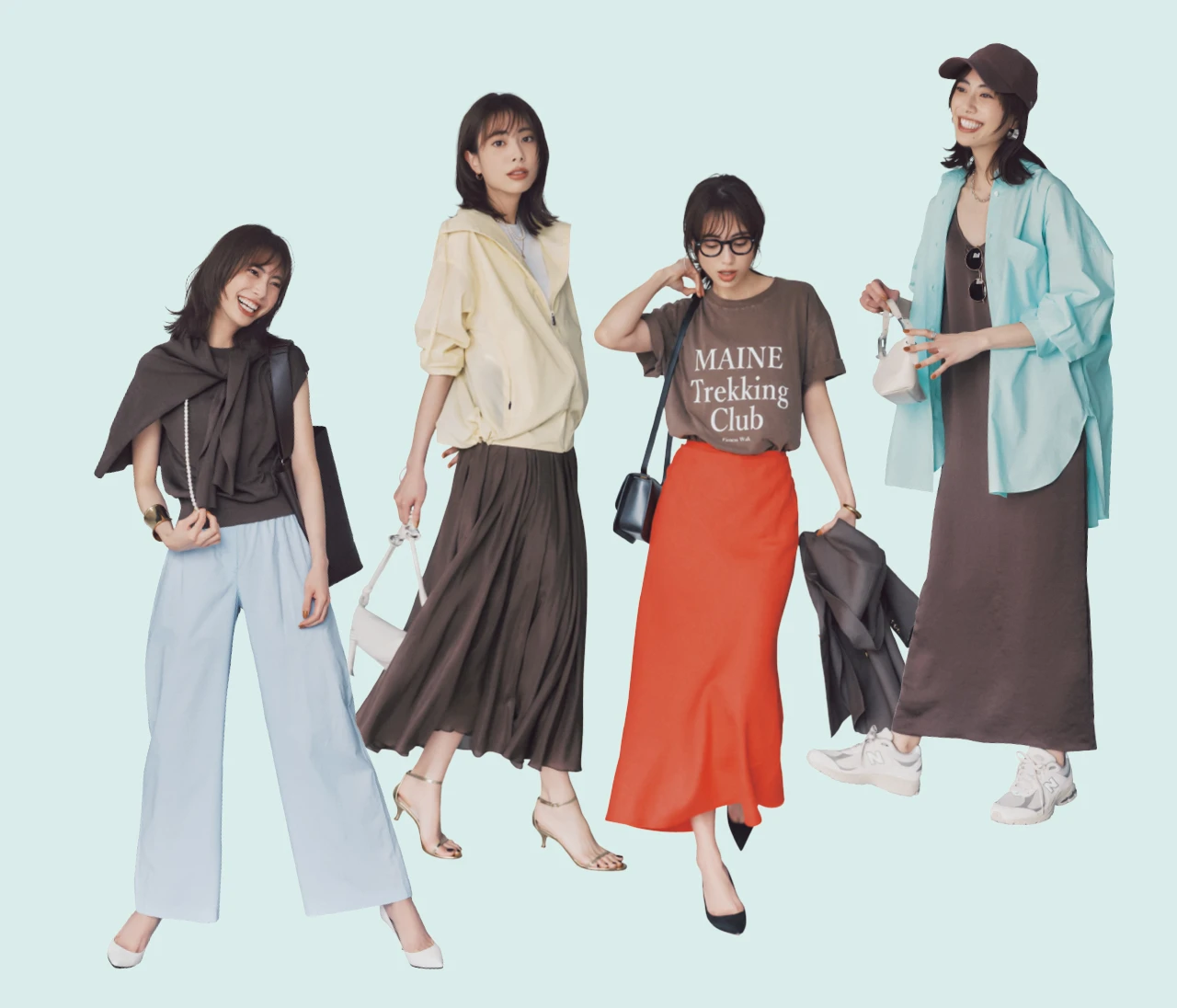 【この夏トレンドはブラウン！】旬カラーを落ち着いたムードで楽しむ「きれい色」配色5選