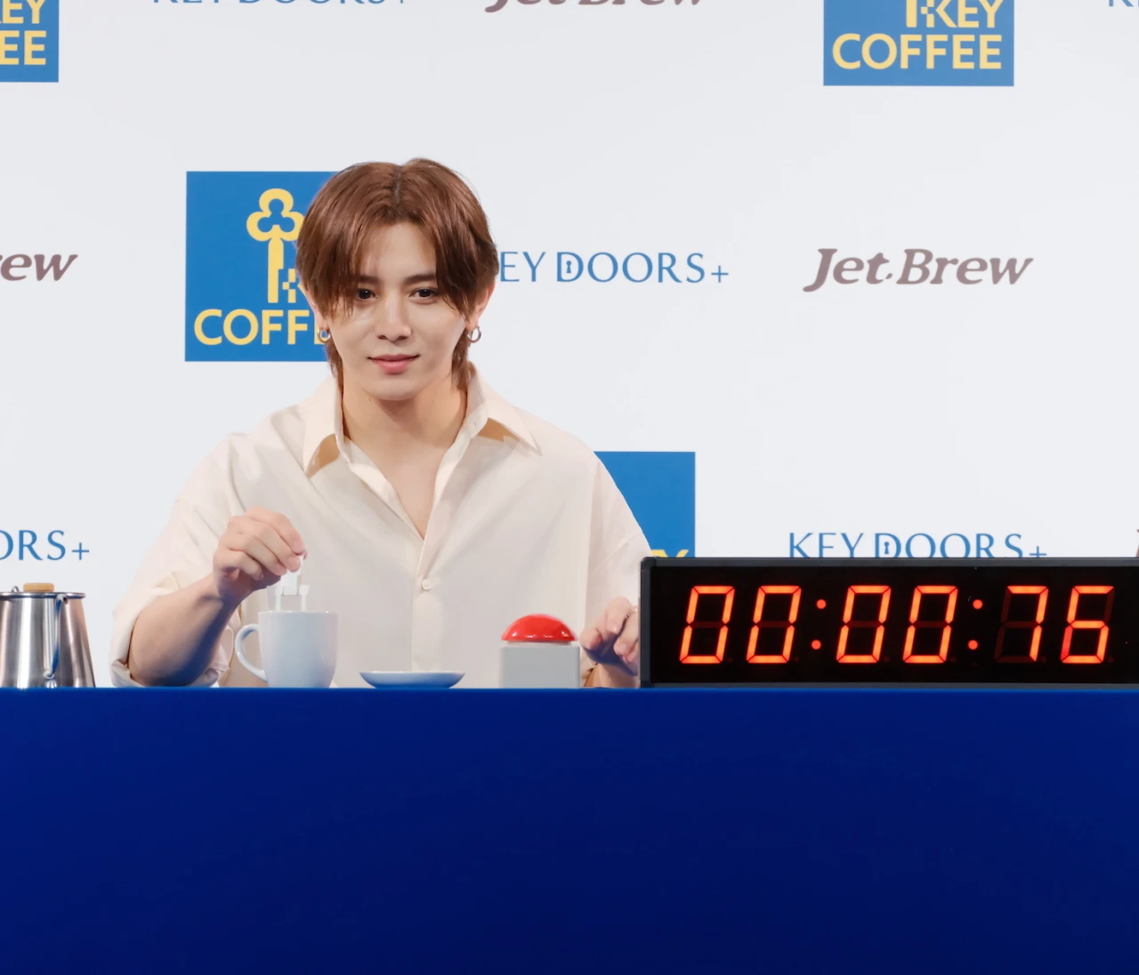 【キーコーヒー】山田涼介さんが「KEY DOORS+」ブランドアンバサダーに就任！　「10秒」チャレンジで記録したタイムは？