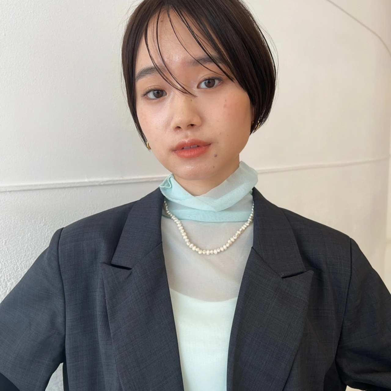 【ショートボブ・30代～40代大人の髪型】夏のトレンドへア！小顔ショートボブ