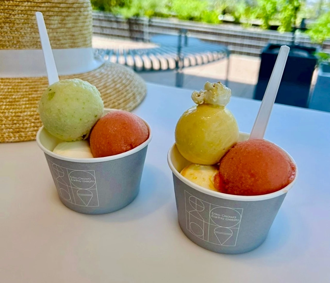 【東京・表参道】「Eriko Ogawa Earthly Gelato」オーガニック野菜の絶品ジェラート♡ #BAILAアイス部