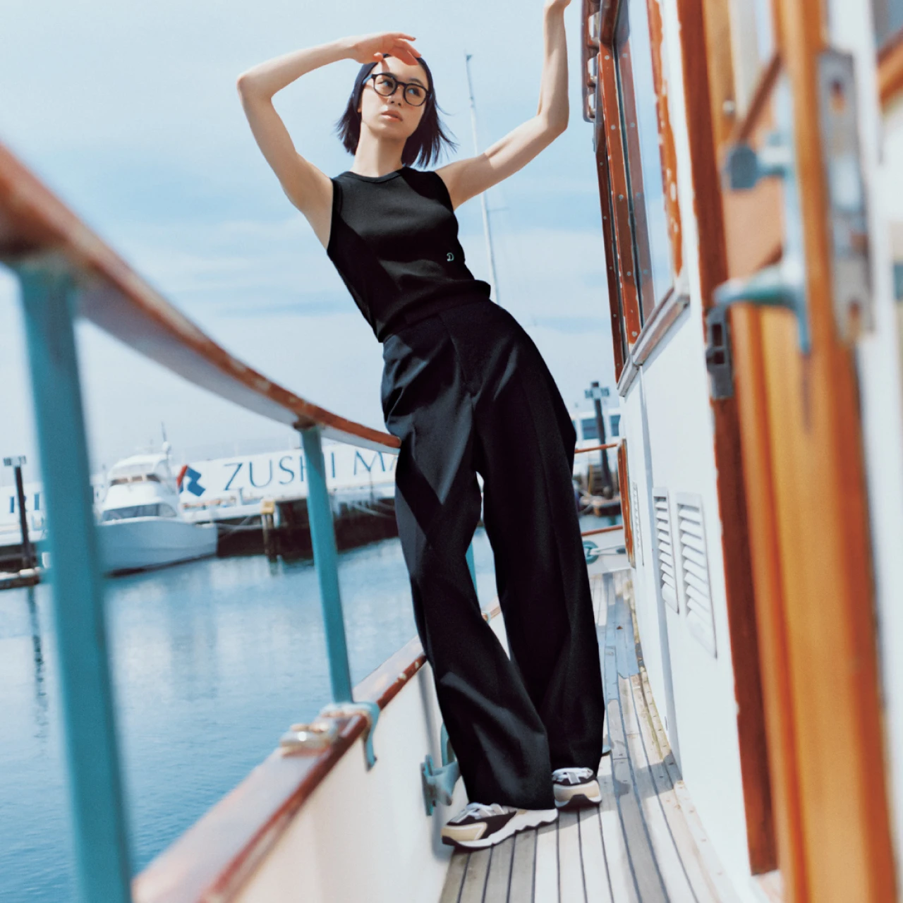 【佐藤晴美のMY STYLE RULE】肌も髪もミニマルに。メンズっぽさをプラスした女性らしいコーデが気分