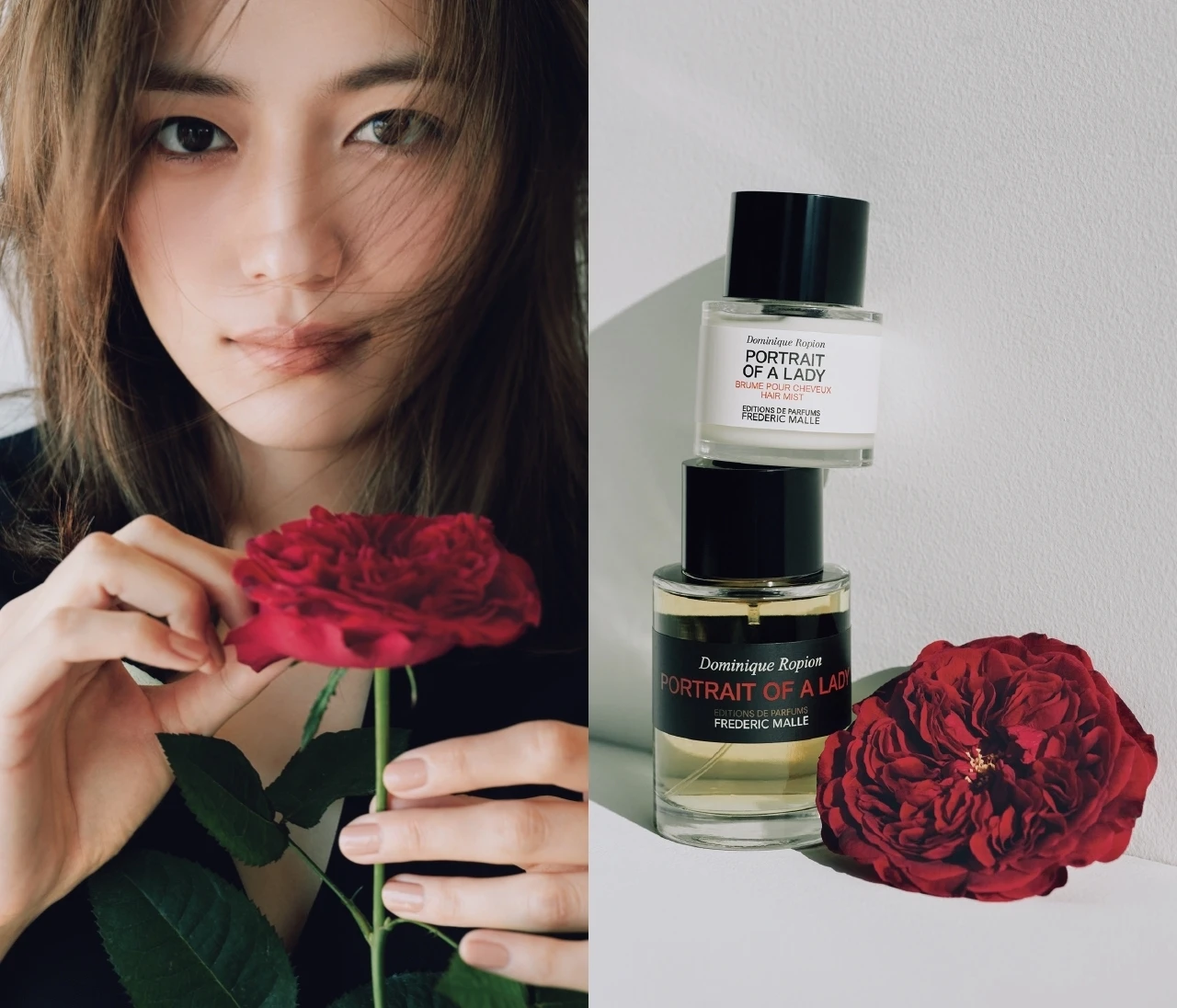 川口春奈さんとともに、「ポートレイト オブ ア レディー」の艶やかなひとしずくをひもとく