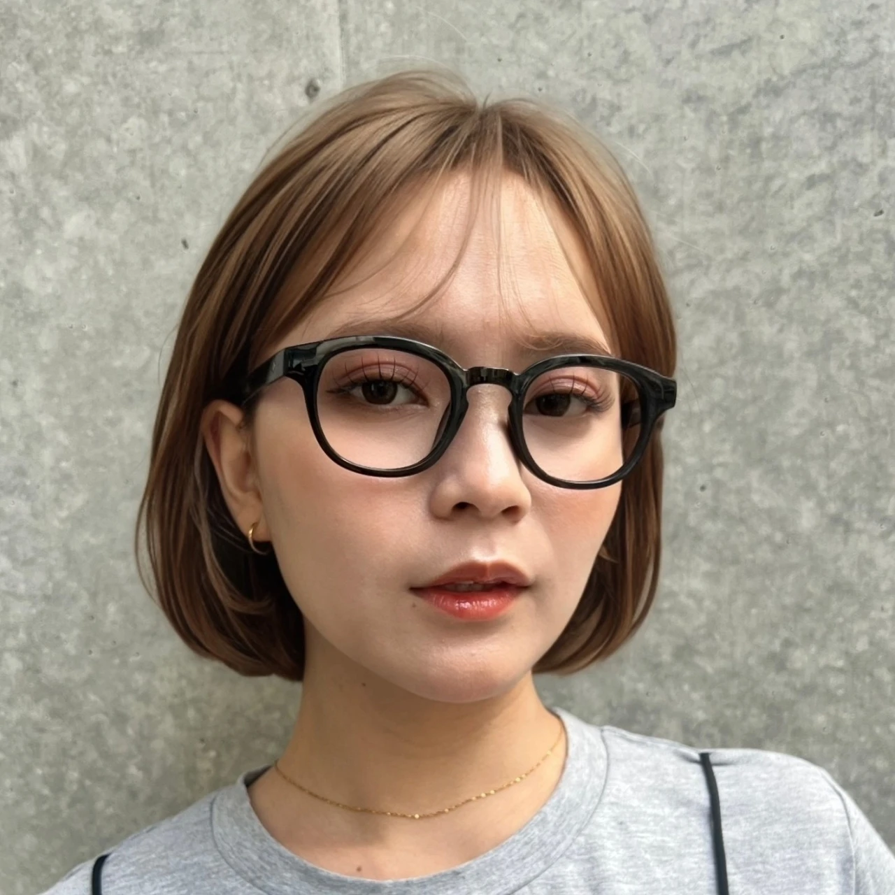 【2026春大人のボブ】コンパクトなシルエットと薄目前髪が顔だちを引き立てる、こなれシンプルボブ