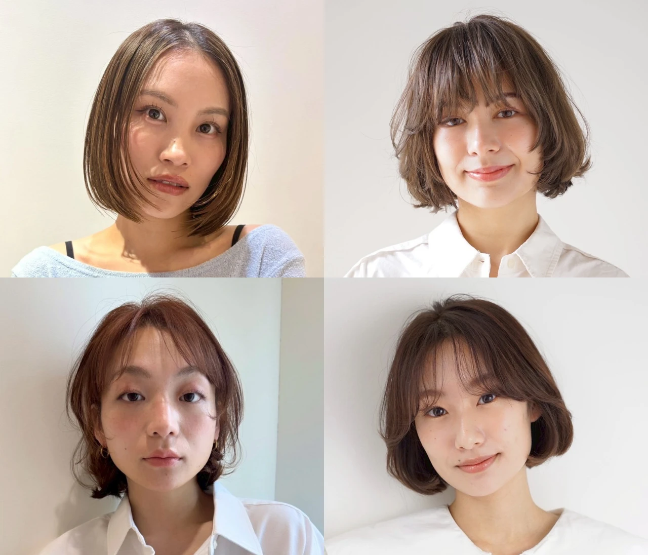 最旬ボブヘア4選。抜け感と上品さを両立したトレンドスタイル　