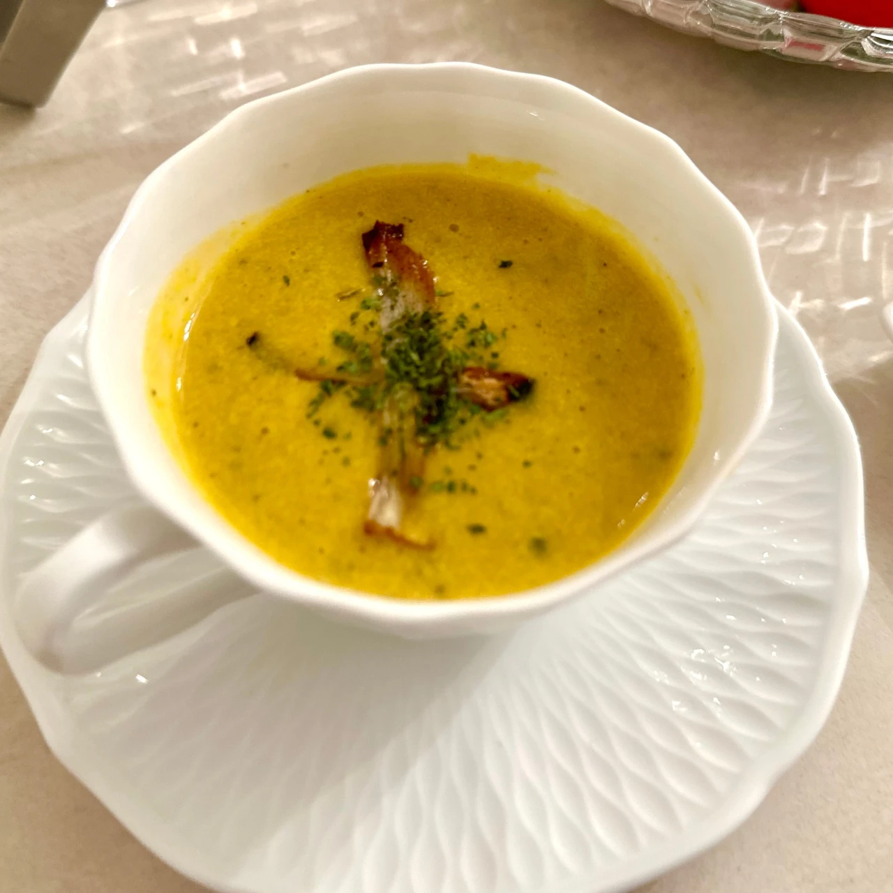 手作りクリスマスディナーレシピ4品　#2『冷凍かぼちゃで作る、豆乳ポタージュ』