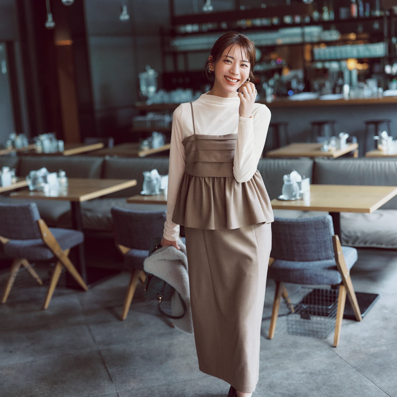 今っぽくてアレンジ自在な貴島明日香コラボアイテムに注目!「any SiS」の洒落感フェミニンな7DAYS着回し