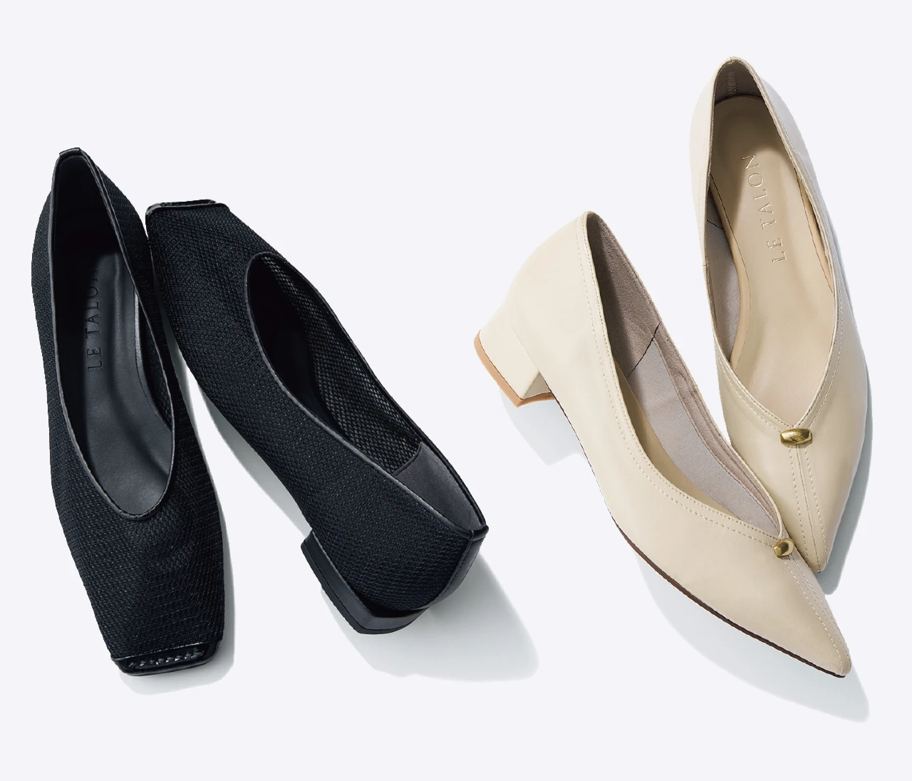 【ル タロンの快適パンプス】夕方になっても痛くない！低反発インソール×幅広めでつま先もラクに