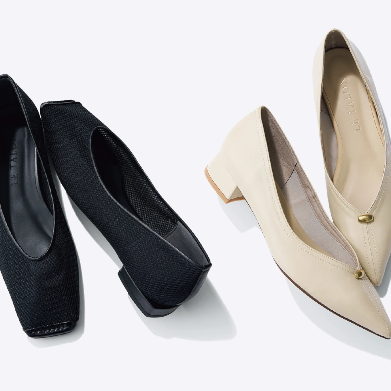 【ル タロンの快適パンプス】夕方になっても痛くない！低反発インソール×幅広めでつま先もラクに