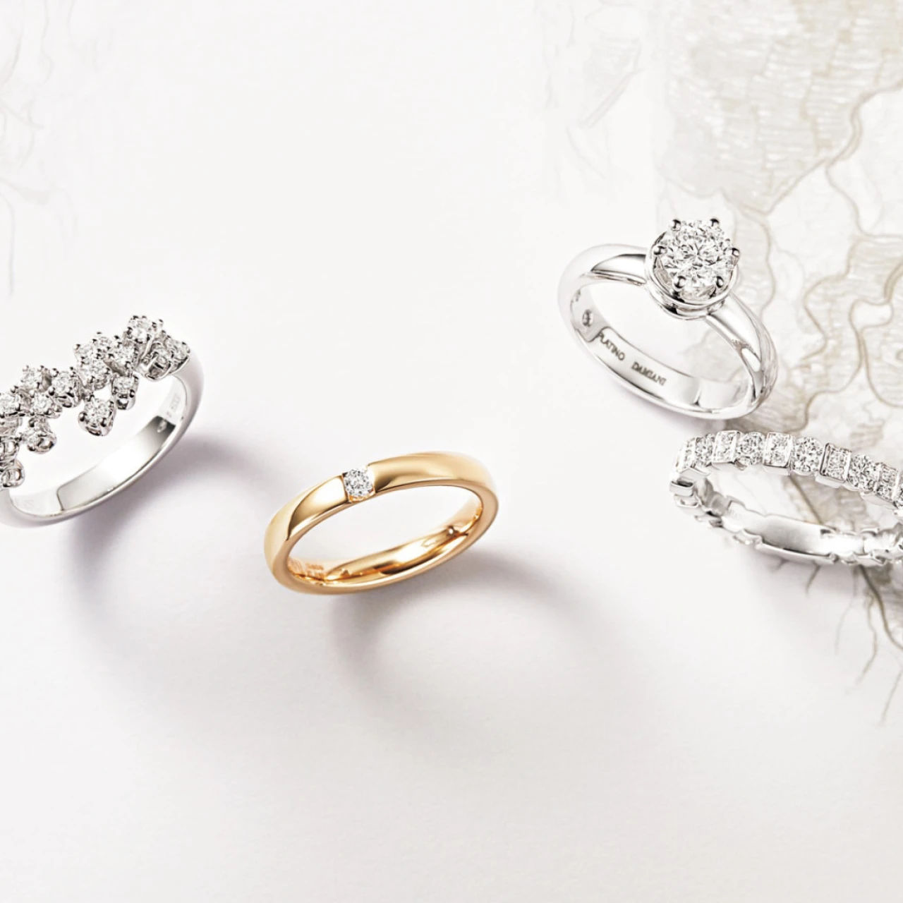 【ダミアーニのウエディングリング】熟練した職人がハンドメイドで制作するイタリアの名門ジュエラー