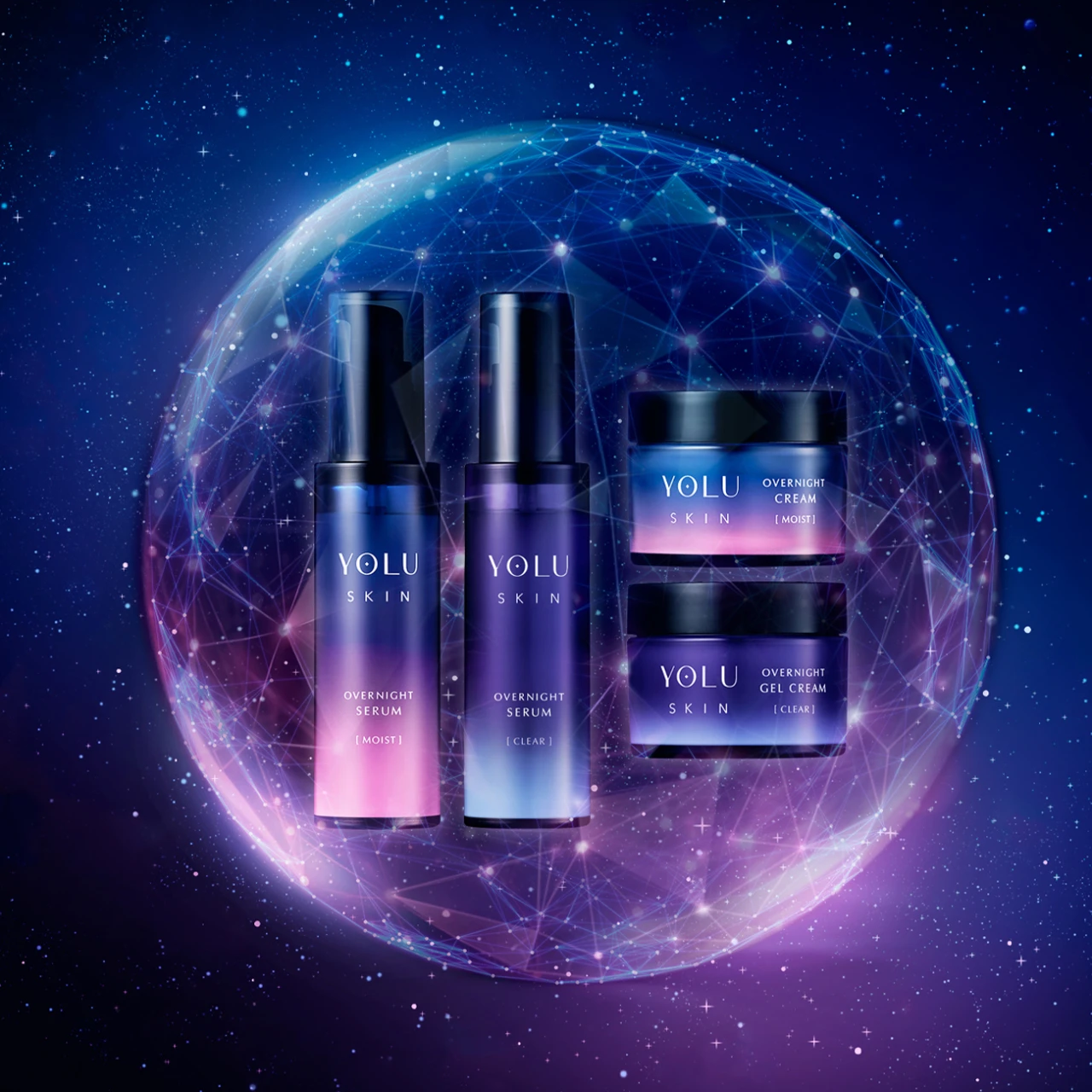 【YOLU SKIN】十分な睡眠がとれなかった日でも「夜間美容スキンケア」で翌朝は感動美肌♪