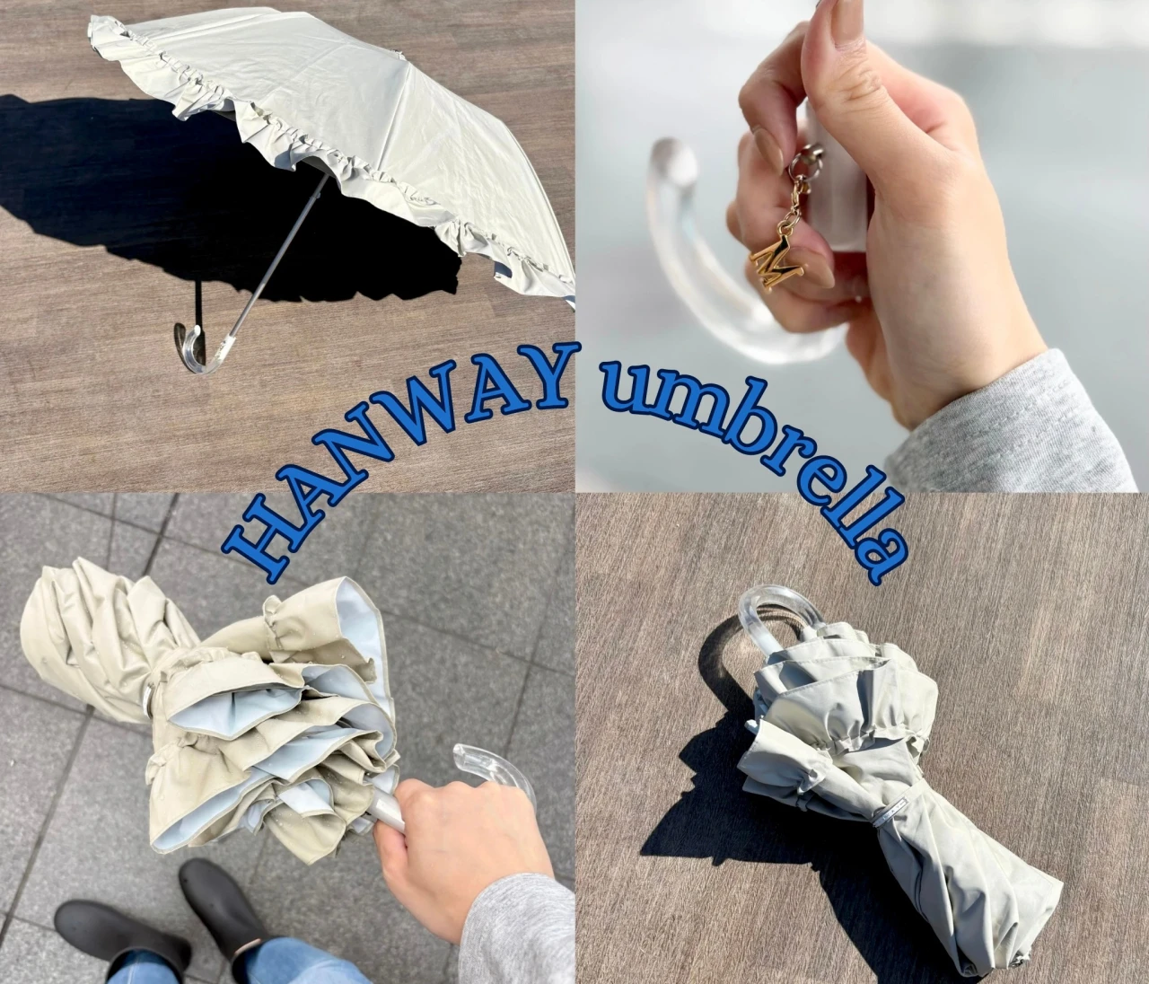 【梅雨対策】 『HANWAY』傘が優秀で、雨の日の通勤お悩みを解決！