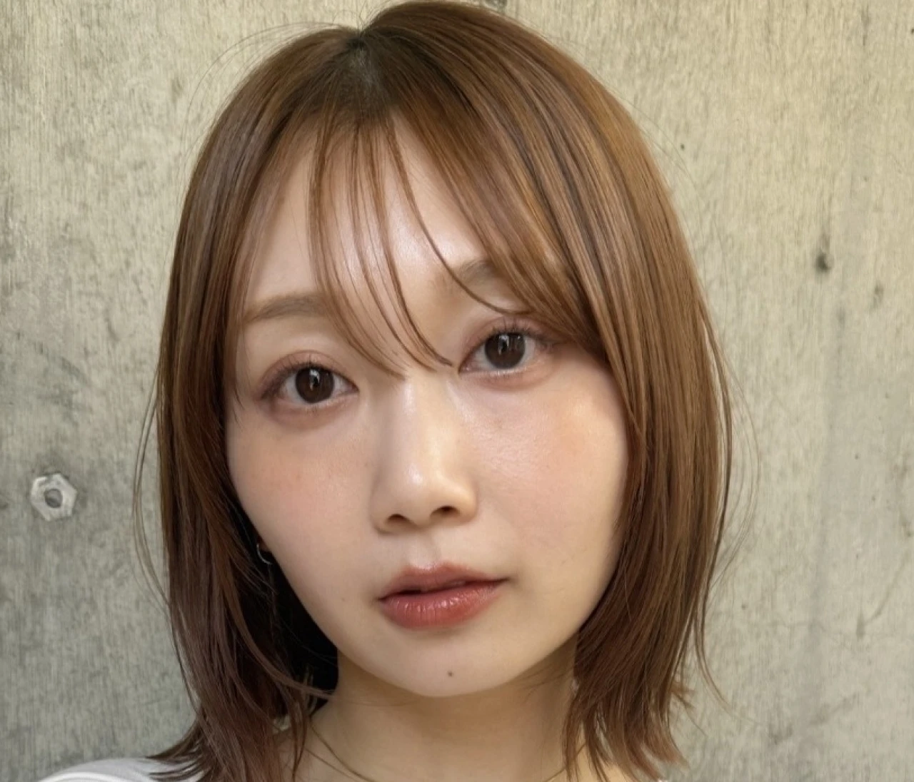 【2026春大人のボブ】透け感のある前髪が優しい印象のニュアンスくびれボブ