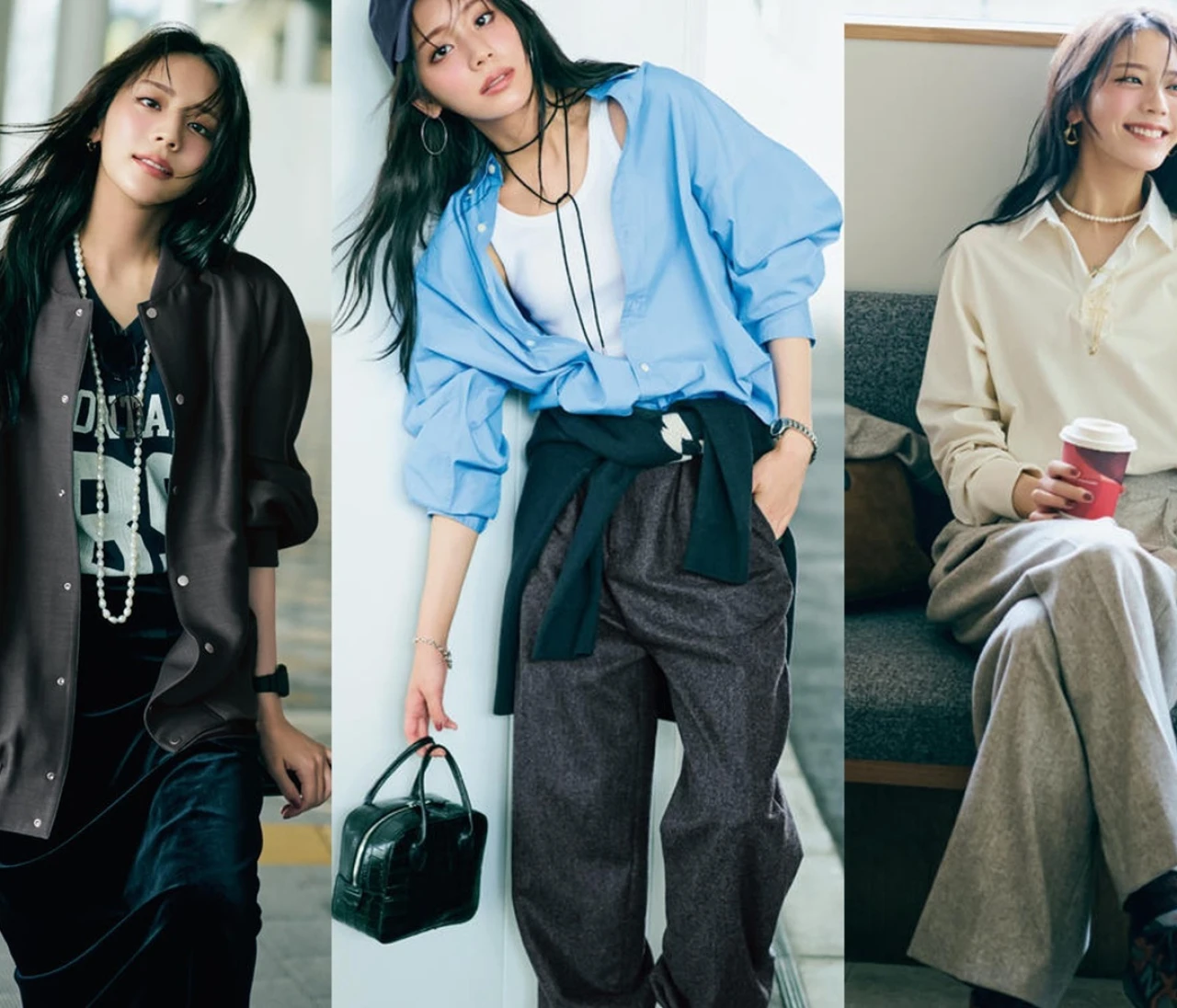 【ジョガーパンツ、ラガーシャツ、ブルゾン】きれいめコーデに「ちょこっとスポーティ」をプラス！秋の7スタイル