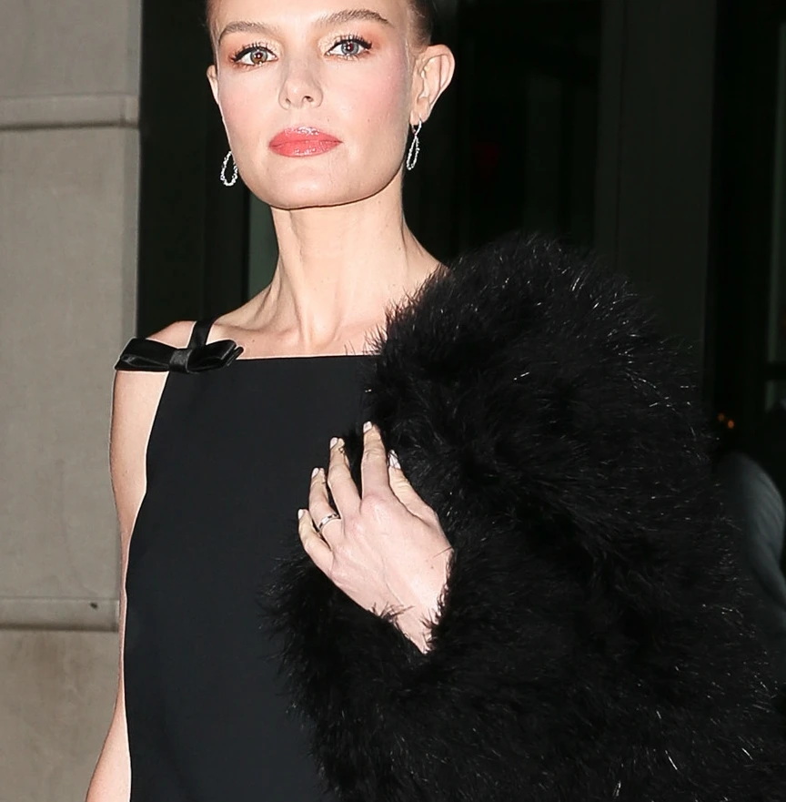 ファーで華やか盛り♥︎ ケイト・ボスワースのLBD【日めくりセレブ】