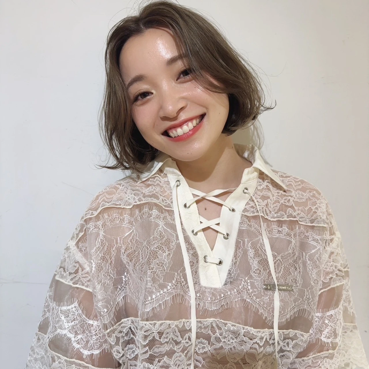 【ボブ・30代~40代大人の髪型】涼しい髪型!軽やか抜け感ボブ