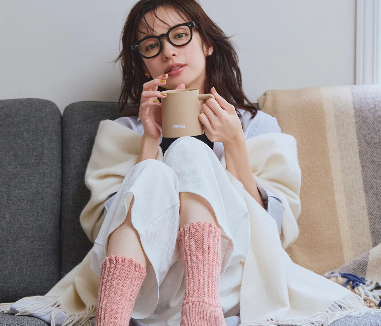 サーモス発『&ONDO（アンドオンド）』の“起毛であったかルームソックス”で可愛く温活