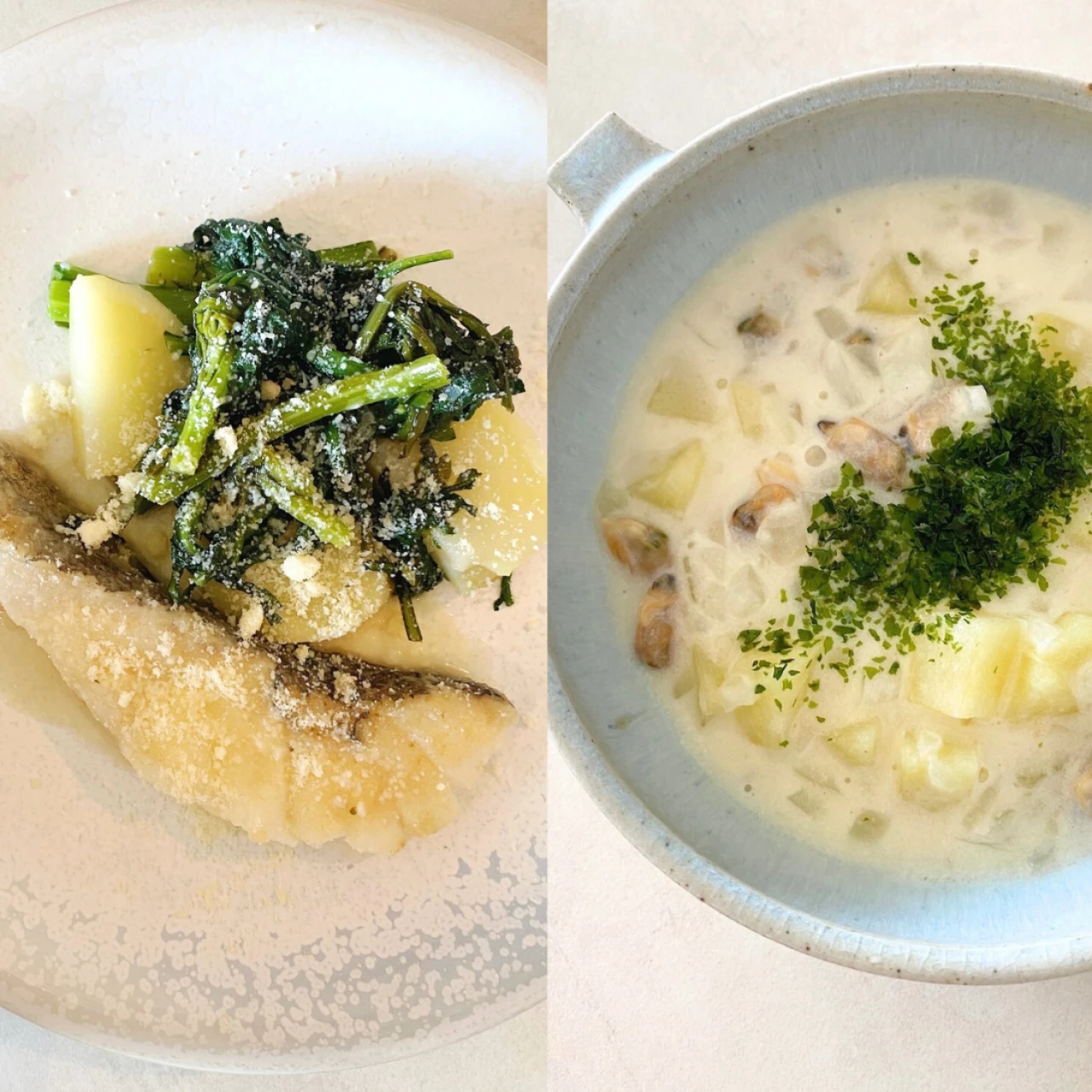 【長谷川あかりのご自愛ごはん】じゃがいもを使った簡単レシピ3選。サラダ・和風チャウダー・白ワイン蒸し。ササっと作れてお腹が満たされる!