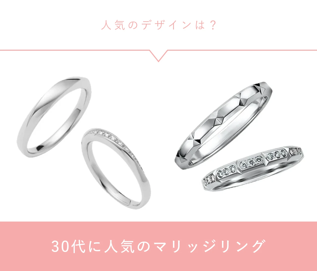 【30代に人気のマリッジリング】デザインはダイヤ入りに支持が集中! ステディブランドのおすすめもピックアップ