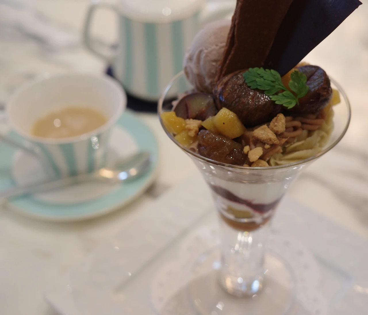 東京ステーションホテル限定マロンパフェ