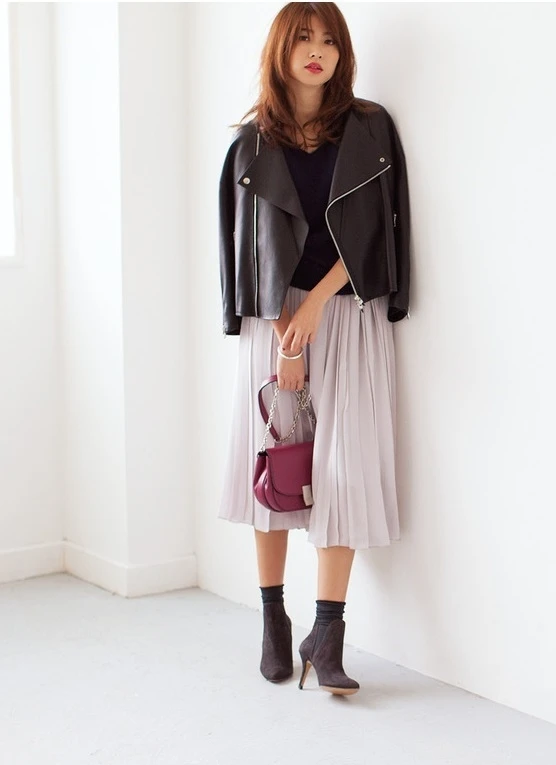 ライダースジャケットを誰より女っぽく着る方法♡