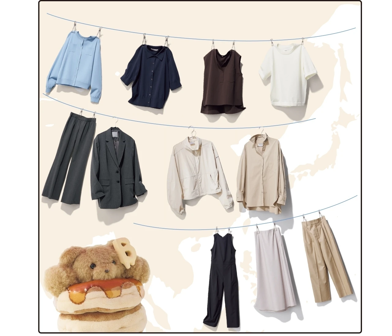 不安定な気候をのりこえる！【きれいめ「テック服」ワードローブ11選】お仕事シーンに役立つ機能派アイテム