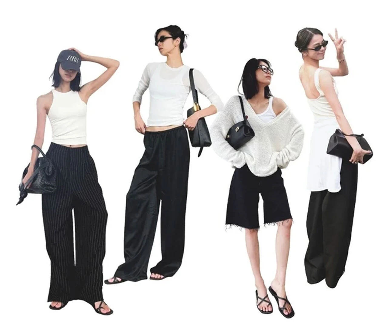 佐藤晴美の私服SNAP!「白トップス×黒ボトム」で特別感を