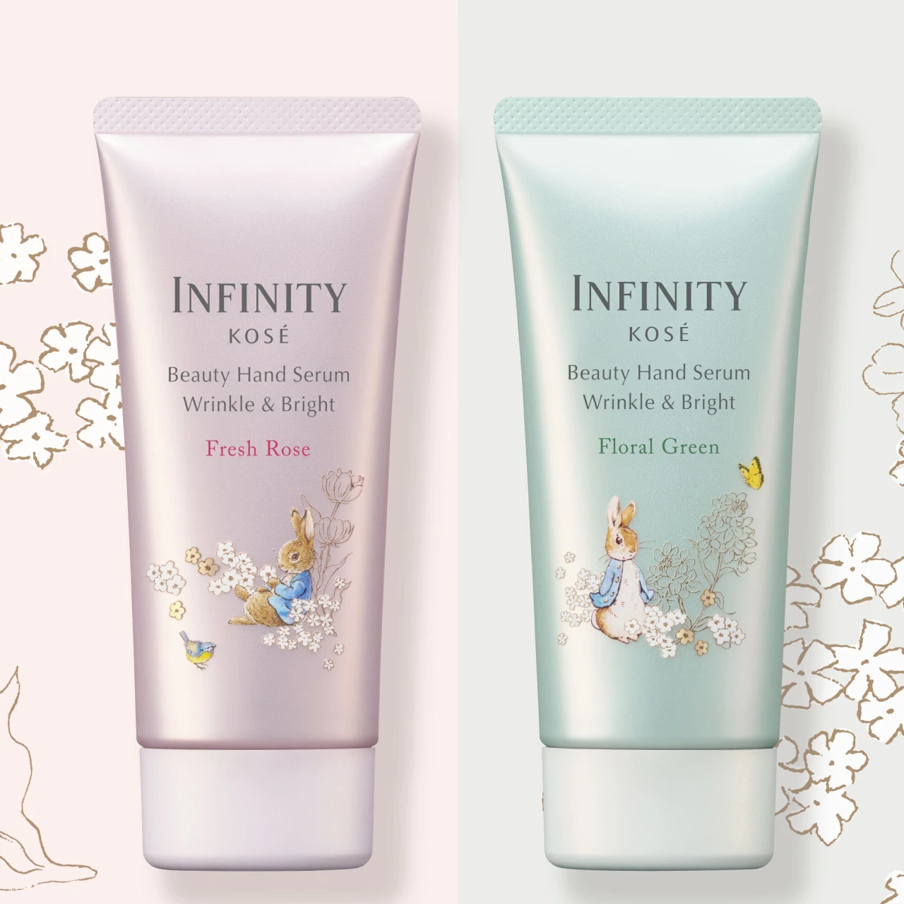 【インフィニティ】ピーターラビット™限定パッケージのハンド美容液が登場