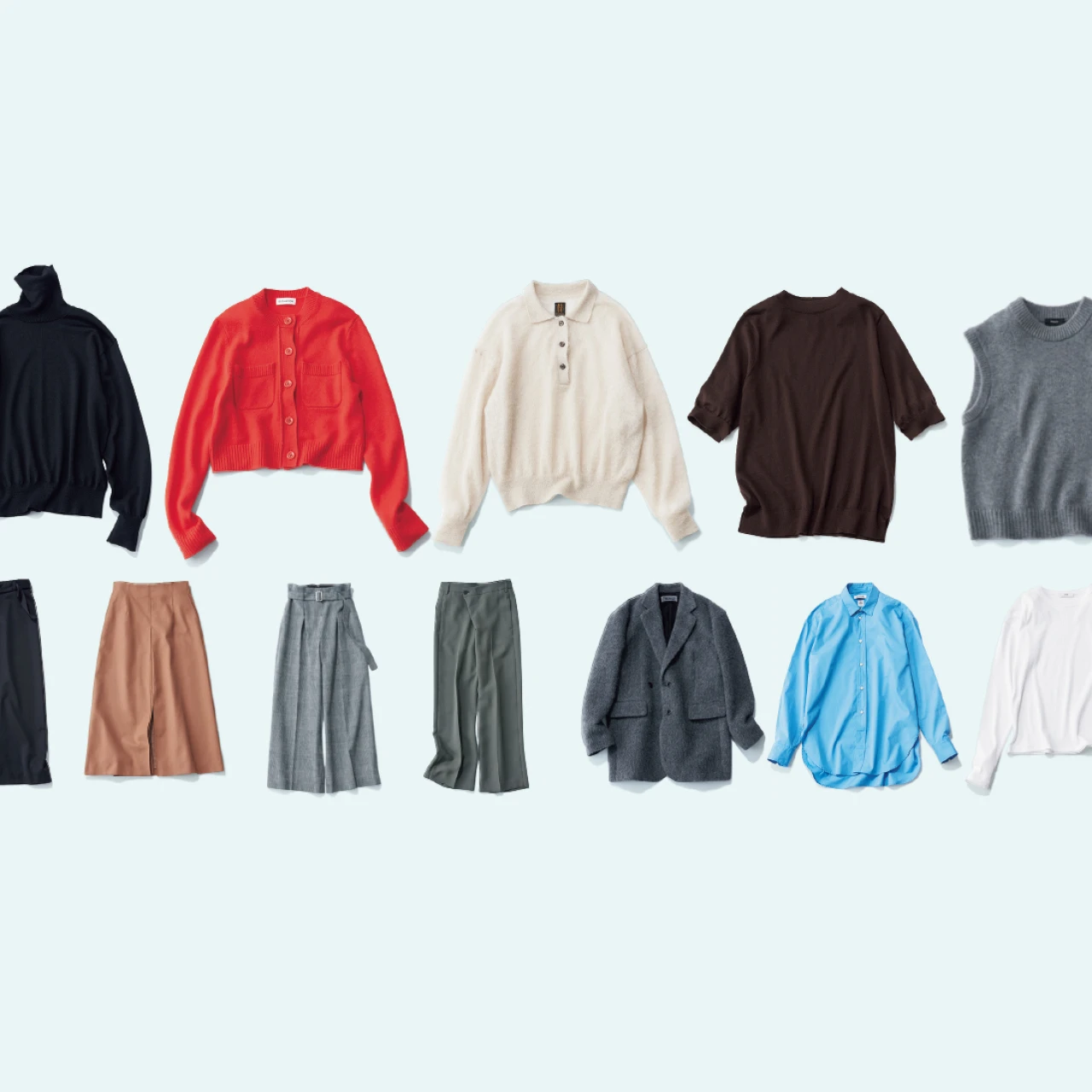 【2025年秋冬通勤ワードローブ12着】冬こそ使える「涼しいニット」で寒い⇔暑いをスマートに乗りきろう