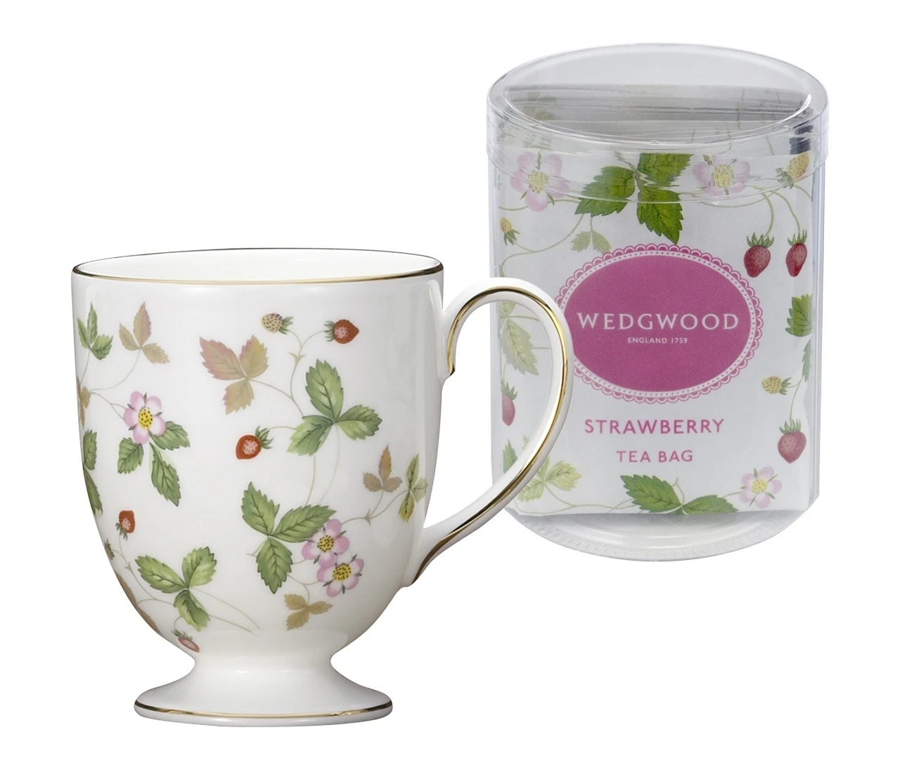 【ウェッジウッド】母の日のギフトにも！ 「ワイルド ストロベリー」のマグ＆紅茶セットが期間限定で発売