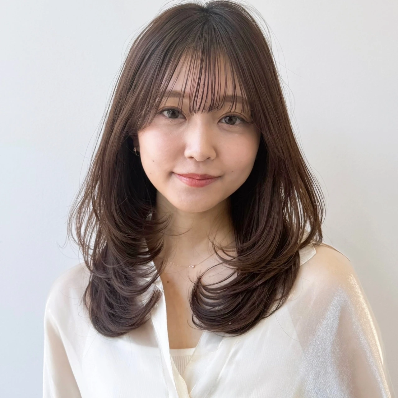 【ロング・30代～40代大人の髪型】春の軽やか好感度へア②キュートなレイヤーロング