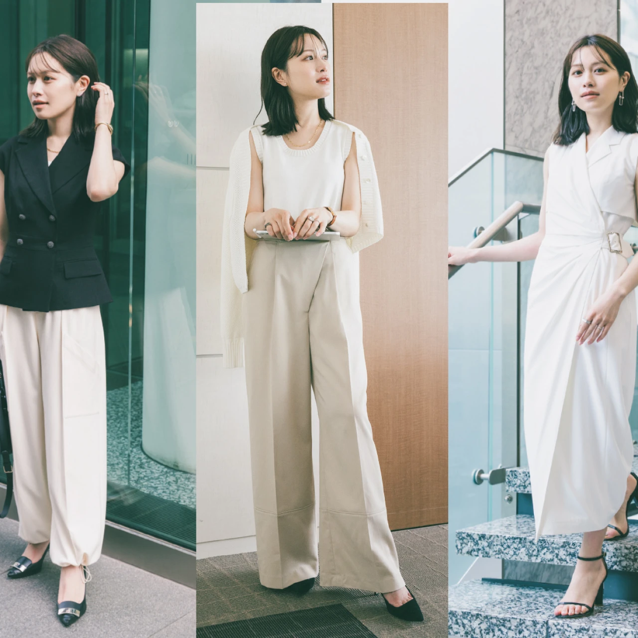 【かっこいい人の登壇服】ブランドディレクター楫真梨子さんのシーン別着こなし3選